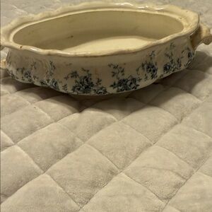 Floral Oval Ceramic Dish